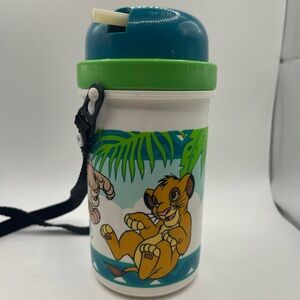 Disney Lion King Kids Sippy Cup with Strap retro nostalgic 90s vintage Cantina